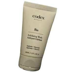 Codex Beauty Bia Exfoliating Wash Face Cleanser Hydrate Nourish 1.2oz 36mL